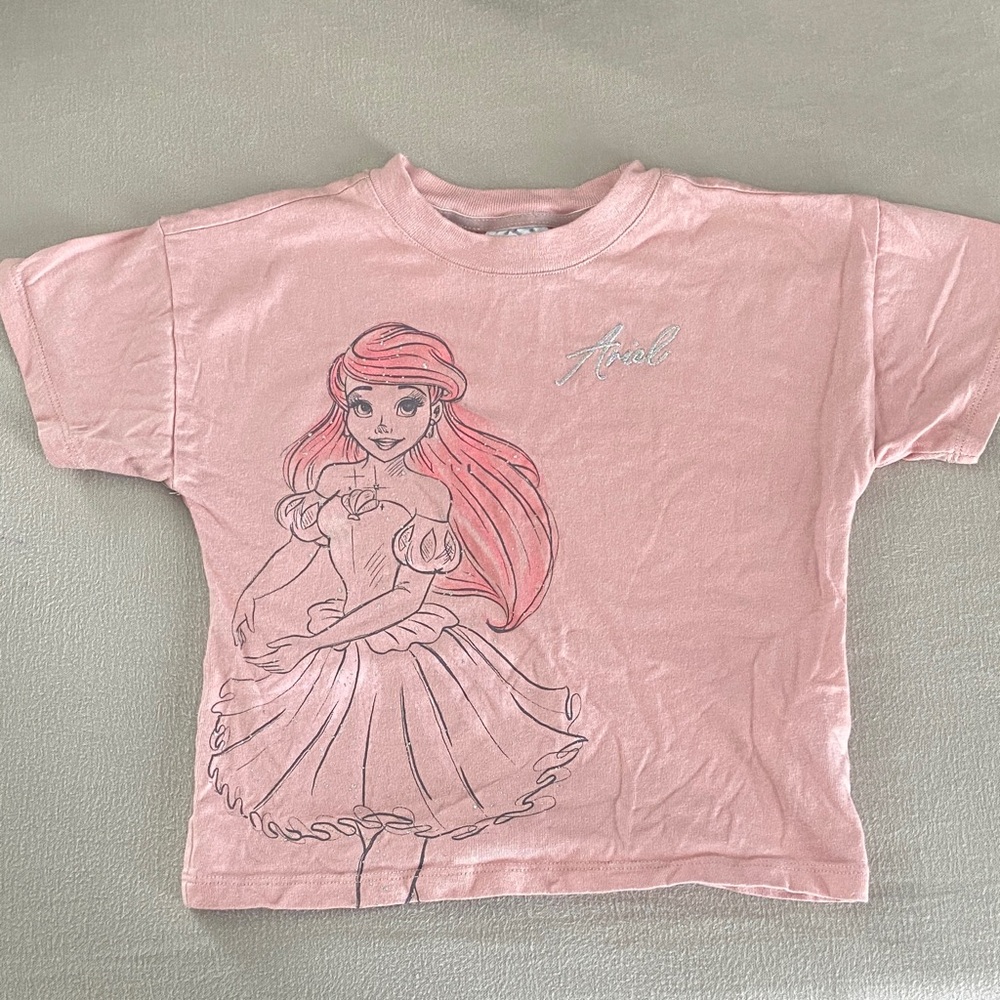 Ariel Graphic Pink Kids Tee